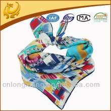 fashion lady 100 silk satin square scarf